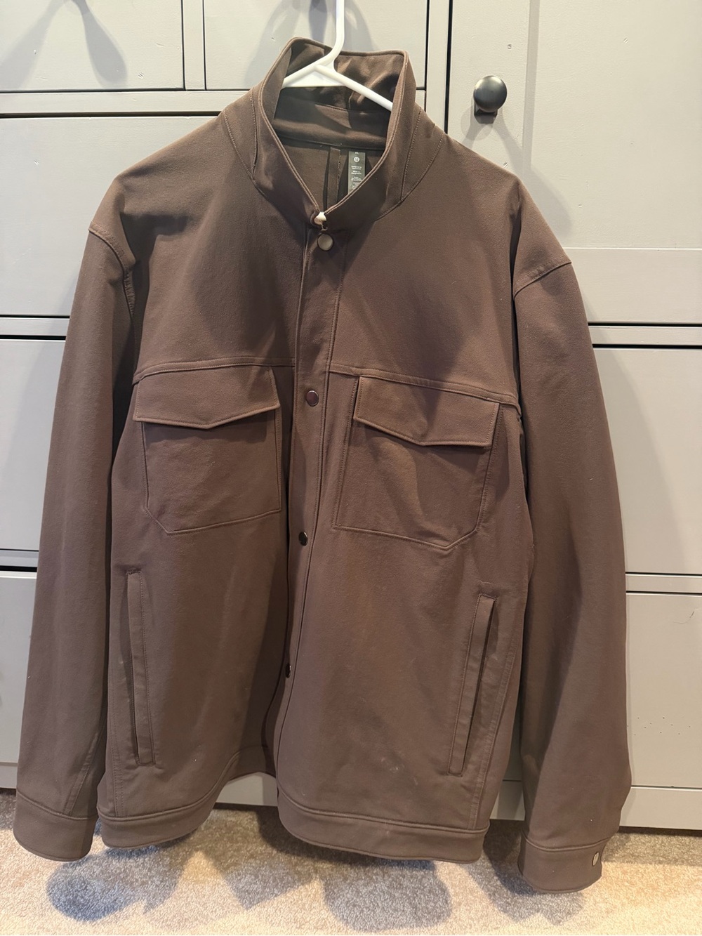 Men's Lululemon Brown Button-Front Jacket